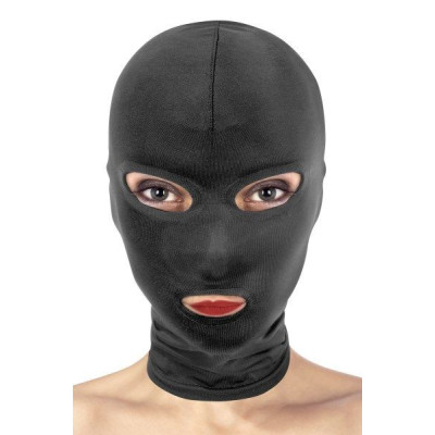 Капюшон для БДСМ з відкритими очима та ротом Fetish Tentation Open Mouth & Eyes Hood м'ята упаковка!