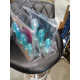 Набір анальних пробок Doc Johnson Crystal Jellies - Anal Starter Kit Teal (м'ятий та без вставки!!!)-1