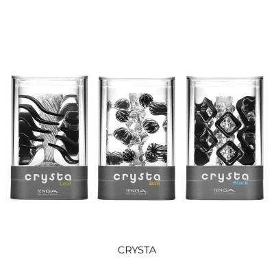 Розпродаж!!! Мастурбатор Tenga Crysta Ball, унікальний рельєф, стимулювальні щільні кульки