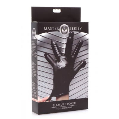 Рукавичка з різними текстурами Master Series Pleasure Poker Textured Glove (м'ята упаковка!!!)