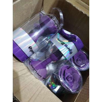 Силіконова анальна пробка Love To Love OPEN ROSES S SIZE - PURPLE RAIN (м'ята упаковка)