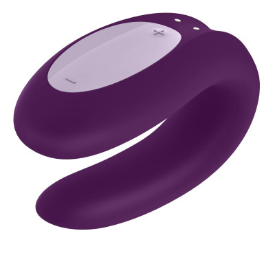 Смарт-вібратор для пар Satisfyer Double Joy Violet (м'ята упаковка!!!)