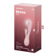 Смарт вібратор-кролик Satisfyer Mono Flex Mauve (м'ята упаковка!!!)-4