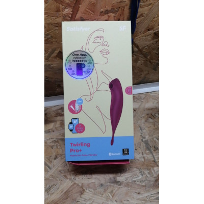 Смарт-вібратор з вакуумною стимуляцією Satisfyer Twirling Pro+ dark red (м'ята упаковка!!!)