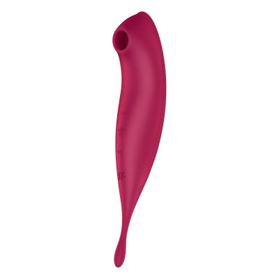 Смарт-вібратор з вакуумною стимуляцією Satisfyer Twirling Pro+ dark red (м'ята упаковка!!!)