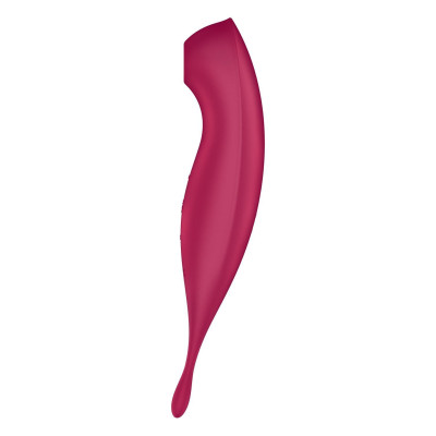 Смарт-вібратор з вакуумною стимуляцією Satisfyer Twirling Pro+ dark red (м'ята упаковка!!!)