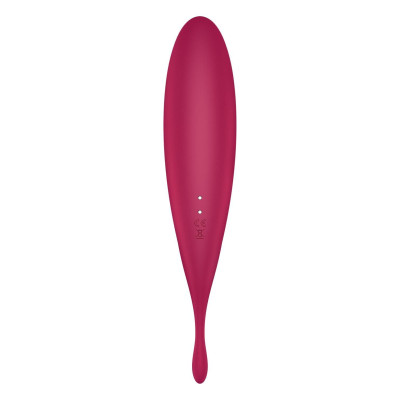 Смарт-вібратор з вакуумною стимуляцією Satisfyer Twirling Pro+ dark red (м'ята упаковка!!!)