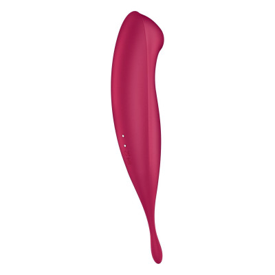 Смарт-вібратор з вакуумною стимуляцією Satisfyer Twirling Pro+ dark red (м'ята упаковка!!!)