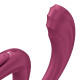 Вагінально-кліторальний вібратор Satisfyer G for Goddess 3 Wine Red (м'яте паковання!!!)-4