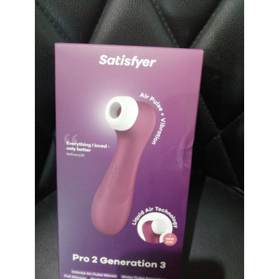 Вакуумний кліторальний стимулятор Satisfyer Pro 2 Generation 3 with Liquid Air (м'яте паковання!!!)