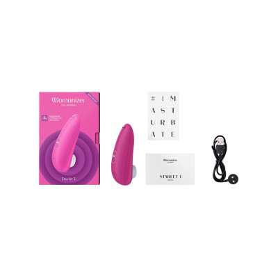 Вакуумний кліторальний стимулятор Womanizer Starlet 3 PINK (м'ята упаковка!!!)
