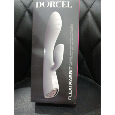 Вібратор-кролик Dorcel FLEXI RABBIT WHITE (м'ята упаковка)
