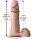 Фалоімітатор Doc Johnson The Realistic Cock 8 inch White - ULTRASKYN, Vack-U-Lock (м'ята упаковка)-3
