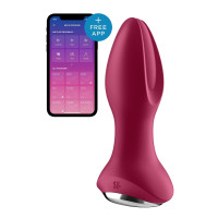 Анальна смарт-вібропробка із перлинним масажем Satisfyer Rotator Plug 2+ Violet (м'яте паковання!!!)