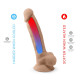 Фалоімітатор SilexD Vetus Flesh (MODEL 1 size 8in) (м'яте паковання!!!)-6