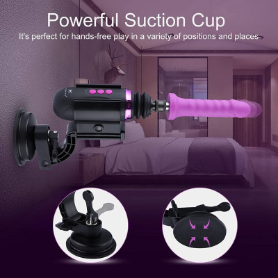 Міні секс-машина Hismith Mini Capsule Sex-Machine with Strong Suction Cup (м'ята упаковка!!!)
