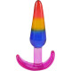Набір анальних пробок Doc Johnson Crystal Jellies - Anal Trainer Set - Rainbow (м'яте паковання!!!)-4