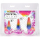 Набір анальних пробок Doc Johnson Crystal Jellies - Anal Trainer Set - Rainbow (м'яте паковання!!!)-8