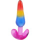 Набір анальних пробок Doc Johnson Crystal Jellies - Anal Trainer Set - Rainbow (м'яте паковання!!!)-3