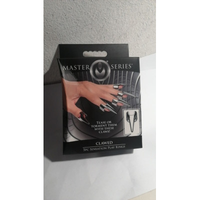 Набір кілець з кігтями Master Series Five-Piece Sensation Claw Rings - Silver (м'ята упаковка!!!)