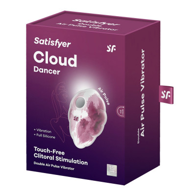 Вакуумний вібратор Satisfyer Cloud Dancer (Red) (м'ята упаковка!!!)