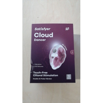 Вакуумний вібратор Satisfyer Cloud Dancer (Red) (м'ята упаковка!!!)