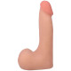 Фалоімітатор Doc Johnson The Realistic Cock ULTRASKYN 7 Inch with Balls Vanilla (м'яте паковання!!!)-2