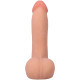 Фалоімітатор Doc Johnson The Realistic Cock ULTRASKYN 7 Inch with Balls Vanilla (м'яте паковання!!!)-4
