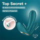 Подвійний вібратор у трусики Satisfyer Top Secret+ Battery Series (м'яте паковання!!!)-7