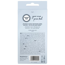 Презервативи Mister Size - pure feel - 53 (10 condoms), товщина 0,05 мм (м'ята упаковка!!!)