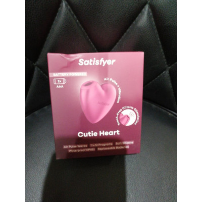 Вакуумний стимулятор-серце з вібрацією Satisfyer Cutie Heart Battery Series (м'яте паковання!!!)