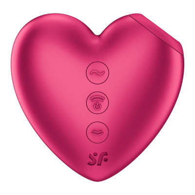 Вакуумний стимулятор-серце з вібрацією Satisfyer Cutie Heart Battery Series (м'яте паковання!!!)