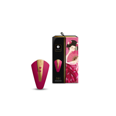 Кліторальний вібратор Shunga Obi Raspberry (розкриті пломби!!!)