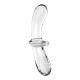 Дилдо Satisfyer Double Crystal (Transparent) (м'ята упаковка!!!)-4