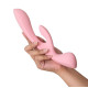 Двосторонній вібратор-кролик Satisfyer Triple Oh Pink (м'яте паковання!!!)-6