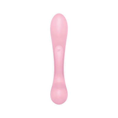 Двосторонній вібратор-кролик Satisfyer Triple Oh Pink (м'яте паковання!!!)