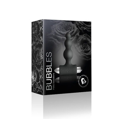 Анальний вібратор Rocks Off Petite Sensations — Bubbles Black (м'ята упаковка!!!)