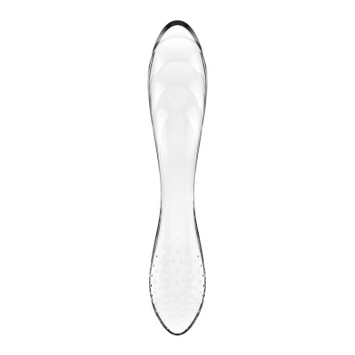 Двосторонній скляний дилдо Satisfyer Dazzling Crystal 1 Transparent (м'яте паковання!!!) Двосторонній скляний дилдо Satisfyer Dazzling Crystal 1 Transparent (м'яте паковання!!!)