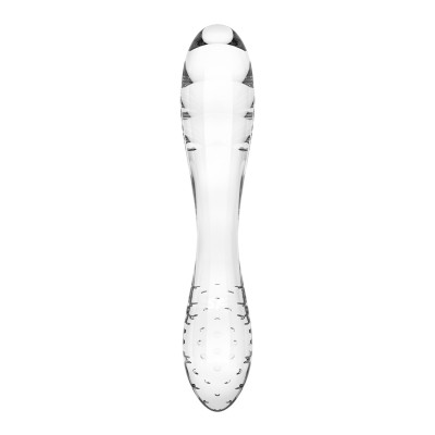 Двосторонній скляний дилдо Satisfyer Dazzling Crystal 1 Transparent (м'яте паковання!!!) Двосторонній скляний дилдо Satisfyer Dazzling Crystal 1 Transparent (м'яте паковання!!!)