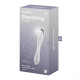 Двосторонній скляний дилдо Satisfyer Dazzling Crystal 1 Transparent (м'яте паковання!!!)-5