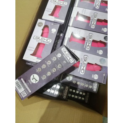 Фалоімітатор з вібрацією SilexD Henry Vibro Pink (MODEL 2 size 7in) (м'ята упаковка!!!)