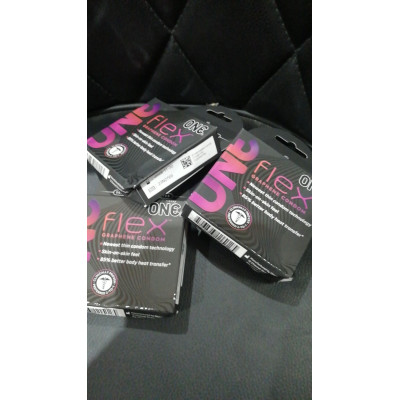 Презервативи ONE Flex Graphene Condom 3 шт, картонна коробка (м'ята упаковка!!!)