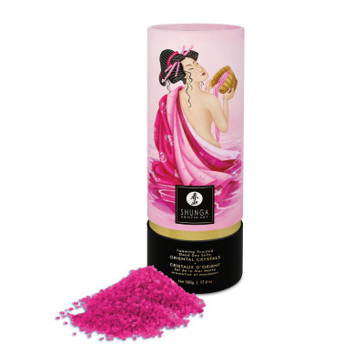 Сіль для ванни Shunga Oriental Crystals Bath Salts – Aphrodisia (500 г), сіль Мертвого моря Сіль для ванни Shunga Oriental Crystals Bath Salts – Aphrodisia (500 г), сіль Мертвого моря