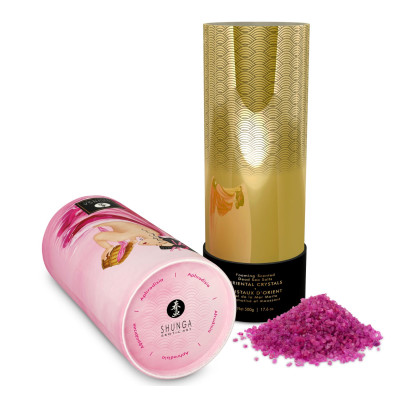 Сіль для ванни Shunga Oriental Crystals Bath Salts – Aphrodisia (500 г), сіль Мертвого моря Сіль для ванни Shunga Oriental Crystals Bath Salts – Aphrodisia (500 г), сіль Мертвого моря