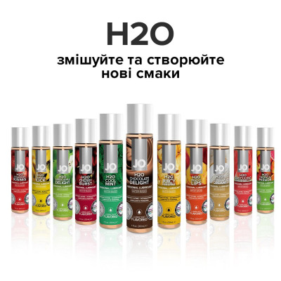 Змазка на водній основі System JO H2O — Chocolate Delight (30 мл) без цукру, рослинний гліцерин
