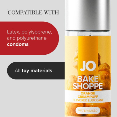 Лубрикант на водній основі JO Bake Shoppe - Orange Creampuff 60 мл, без цукру та парабенів