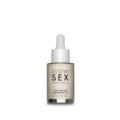 Суха олія-шимер для волосся та тіла Bijoux Indiscrets Slow Sex Hair and skin shimmer dry oil Суха олія-шимер для волосся та тіла Bijoux Indiscrets Slow Sex Hair and skin shimmer dry oil