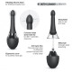 Автоматичний анальний душ-вібратор Dorcel Douche Mate Pro-3