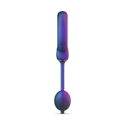 Ерекційне віброкільце з віброяйцем Hueman - Eclipse Anal Vibrator