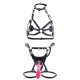 Сбруя зі страпоном LOCKINK SEVANDA Queen Sheba Set with Pink Dildo